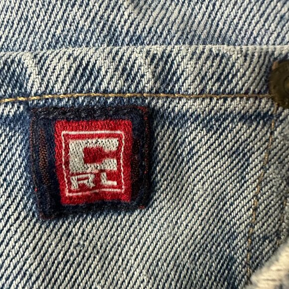 Chaps Ralph Lauren Jeans Mens 34x30 Classic Fit Blue Denim light Wash VTG Mexico - Picture 3 of 10